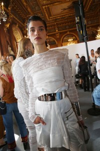 Backstage at Balmain RTW Spring 2019