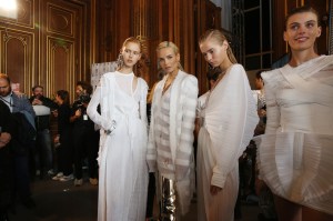 Backstage at Balmain RTW Spring 2019