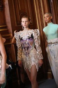 Backstage at Balmain RTW Spring 2019