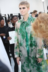 Backstage at Dries Van Noten RTW Spring 2019