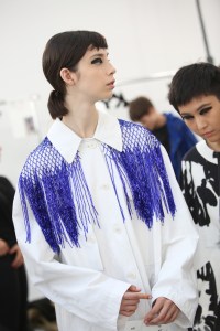 Backstage at Dries Van Noten RTW Spring 2019
