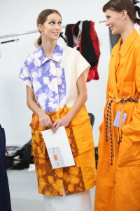 Backstage at Dries Van Noten RTW Spring 2019