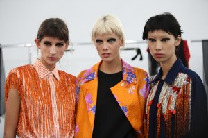 Backstage at Dries Van Noten RTW Spring 2019