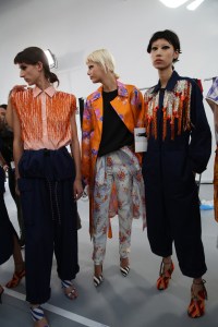 Backstage at Dries Van Noten RTW Spring 2019