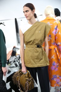Backstage at Dries Van Noten RTW Spring 2019