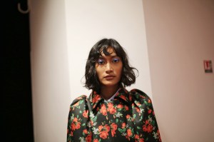 Backstage at Lutz Huelle RTW Spring 2019