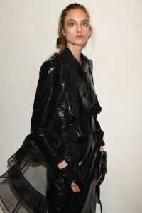 Backstage at Olivier Theyskens RTW Spring 2019