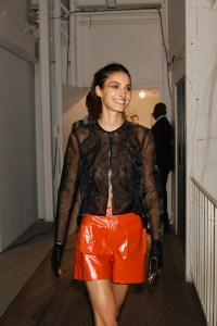 Backstage at Olivier Theyskens RTW Spring 2019