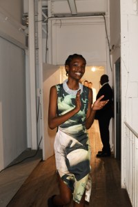 Backstage at Olivier Theyskens RTW Spring 2019