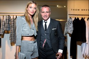 Martha Hunt and Thom Browne