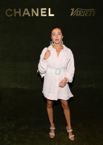 attends CHANEL and Variety Dinner at La Banane on September 9, 2018 in Toronto, Canada.