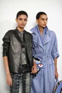 Backstage at Akris RTW Spring 2019
