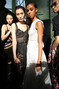 Backstage at Elie Saab RTW Spring 2019