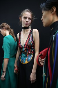Backstage at Elie Saab RTW Spring 2019