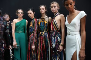 Backstage at Elie Saab RTW Spring 2019
