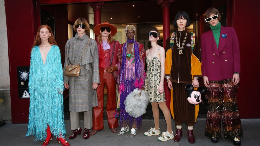 Backstage at Gucci RTW Spring 2019