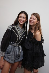Backstage at Isabel Marant RTW Spring 2019
