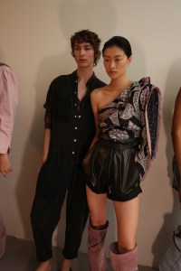 Backstage at Isabel Marant RTW Spring 2019