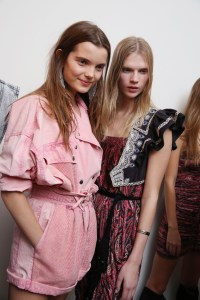 Backstage at Isabel Marant RTW Spring 2019