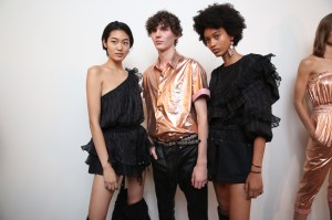 Backstage at Isabel Marant RTW Spring 2019