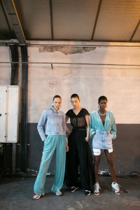 Backstage at Off-White RTW Spring 2019
