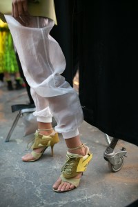 Backstage at Off-White RTW Spring 2019