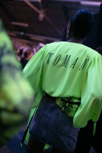 Backstage at Off-White RTW Spring 2019