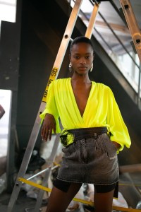 Backstage at Off-White RTW Spring 2019