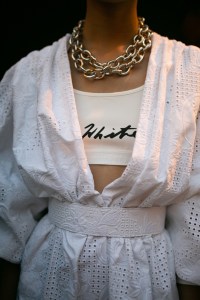 Backstage at Off-White RTW Spring 2019