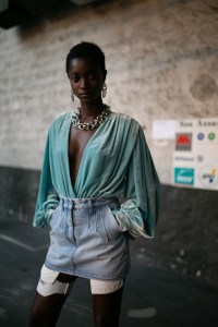Backstage at Off-White RTW Spring 2019