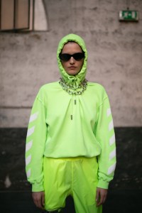 Backstage at Off-White RTW Spring 2019