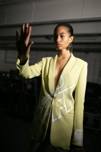 Backstage at Off-White RTW Spring 2019