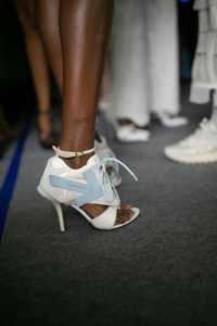 Backstage at Off-White RTW Spring 2019
