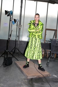 Backstage at Off-White RTW Spring 2019