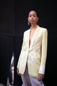 Backstage at Off-White RTW Spring 2019