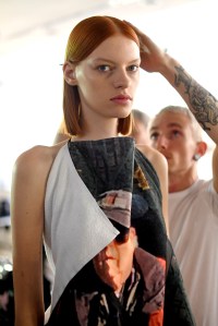 Backstage at Afterhomework RTW Spring 2019