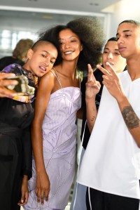 Backstage at Afterhomework RTW Spring 2019