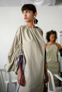 Backstage at Afterhomework RTW Spring 2019
