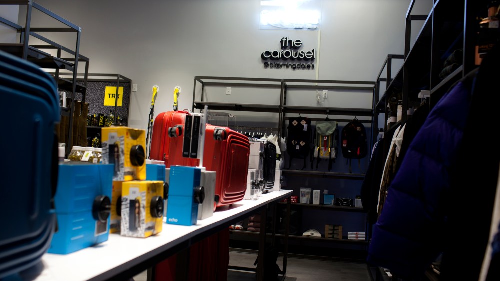 The Carousel will launch in four Bloomingdale’s locations- 59th Street and Soho in New York and Century City and San Francisco in California.