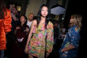 Backstage at Blumarine RTW 2019