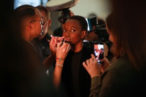 Backstage at Brandon Maxwell RTW Spring 2019