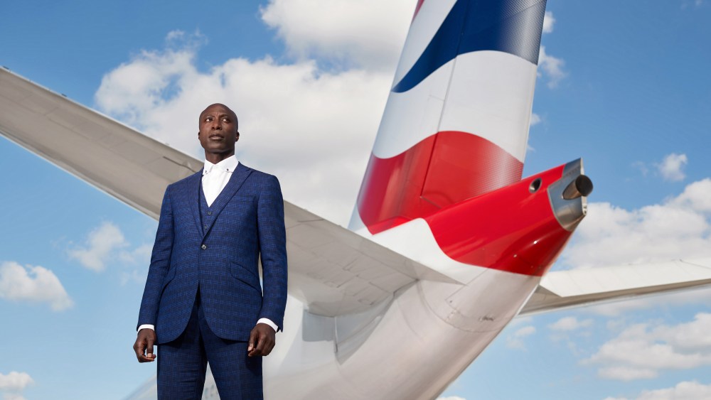 OZWALD BOATENG PHOTOGRAPHED BY NEALE HAYNES AT LONDON HEATHROW SEPT 2018