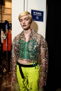 Backstage at Jeremy Scott RTW Spring 2019