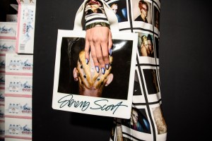 Backstage at Jeremy Scott RTW Spring 2019
