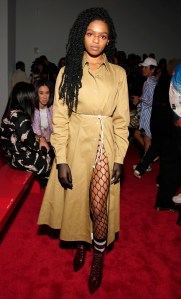 Selah Marley in the front rowCalvin Klein show, Front Row, Spring Summer 2019, New York Fashion Week, USA - 11 Sep 2018