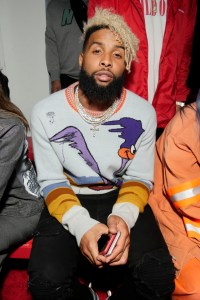 Odell Beckham Jr. in the front rowCalvin Klein show, Front Row, Spring Summer 2019, New York Fashion Week, USA - 11 Sep 2018