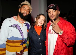 Odell Beckham Jr., Millie Bobby Brown and Ben BeardCalvin Klein show, Front Row, Spring Summer 2019, New York Fashion Week, USA - 11 Sep 2018