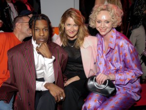 ASAP Rocky, Laura Dern and Gwendoline Christie in the front rowCalvin Klein show, Front Row, Spring Summer 2019, New York Fashion Week, USA - 11 Sep 2018