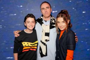 Noah Schanpp, Millie Bobby Brown and Raf Simons in the front rowCalvin Klein show, Front Row, Spring Summer 2019, New York Fashion Week, USA - 11 Sep 2018
