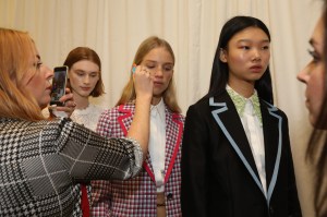 Backstage at Carolina Herrera RTW Spring 2019
